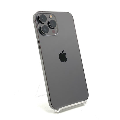 【全額返金保証】【最速発送】Apple iPhone iPhone 13 Pro Max 128GB グラファイト au 動作確認済 79%