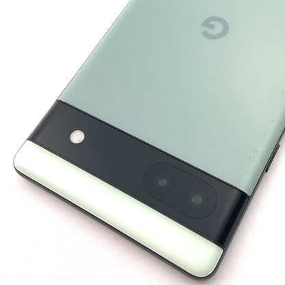 【全額返金保証】【最速発送】Google Pixel 6a 128GB Sage Softbank GB17L 白ロム 動作確認済