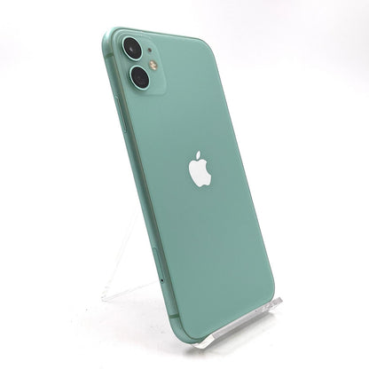 【全額返金保証】【最速発送】Apple iPhone iPhone 11 64GB グリーン au 白ロム 動作確認済 90%