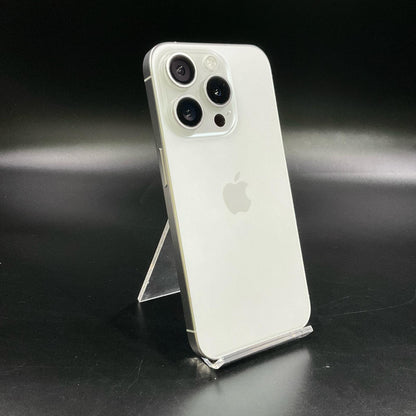 【全額返金保証】【最速発送】Apple iPhone iPhone 15 Pro 128GB ホワイトチタニウム SIMフリー 動作確認済 94%