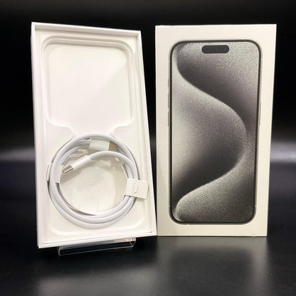 【全額返金保証】【最速発送】Apple iPhone iPhone 15 Pro 128GB ホワイトチタニウム SIMフリー 動作確認済 94%