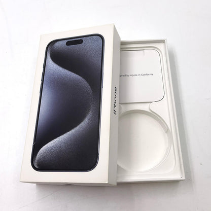 【全額返金保証】【最速発送】Apple iPhone iPhone 15 Pro 256GB ブルーチタニウム SIMフリー 動作確認済 91%