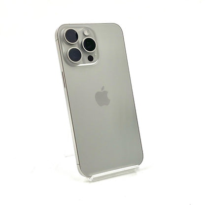 【全額返金保証】【最速発送】Apple iPhone iPhone 15 Pro Max 256GB ナチュラルチタニウム 楽天モバイル 動作確認済 89%