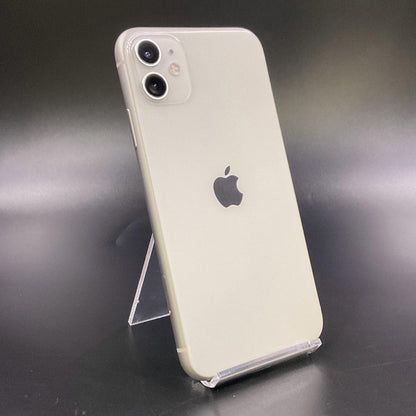 【全額返金保証】【最速発送】Apple iPhone iPhone 11 128GB ホワイト SIMフリー 白ロム 動作確認済 83%