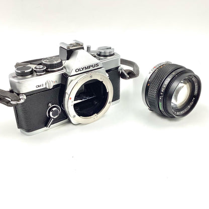【最速発送】OLYMPUS OLYMPUS OM-2 ボディ　シルバー　+G.ZUIKO AUTO-S 50mm F1.4【難有】