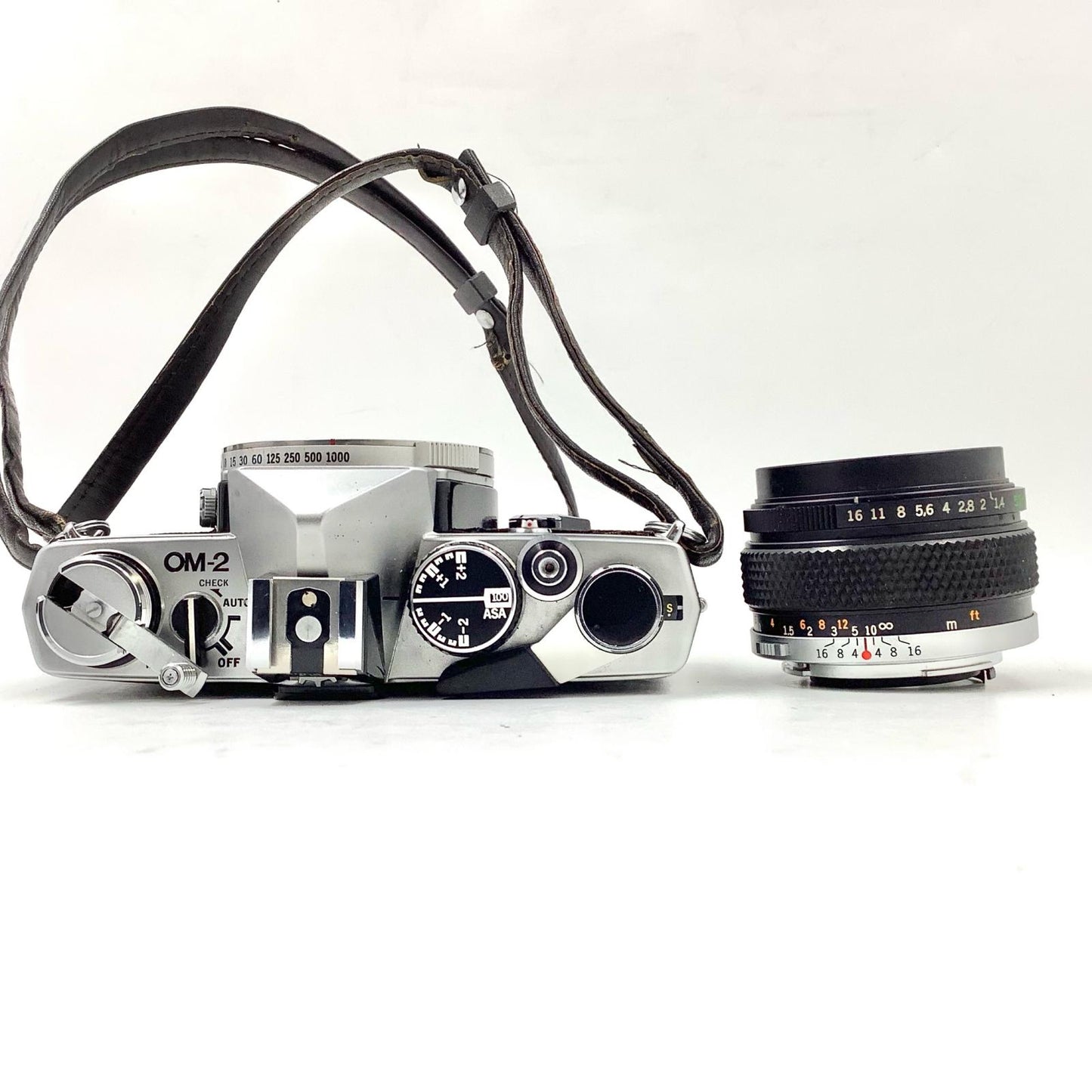 【最速発送】OLYMPUS OLYMPUS OM-2 ボディ　シルバー　+G.ZUIKO AUTO-S 50mm F1.4【難有】