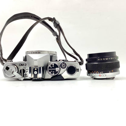 【最速発送】OLYMPUS OLYMPUS OM-2 ボディ　シルバー　+G.ZUIKO AUTO-S 50mm F1.4【難有】