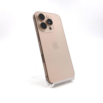 【全額返金保証】【最速発送】Apple iPhone iPhone 16 Pro 128GB デザートチタニウム au 白ロム 超美品 動作確認済 100%
