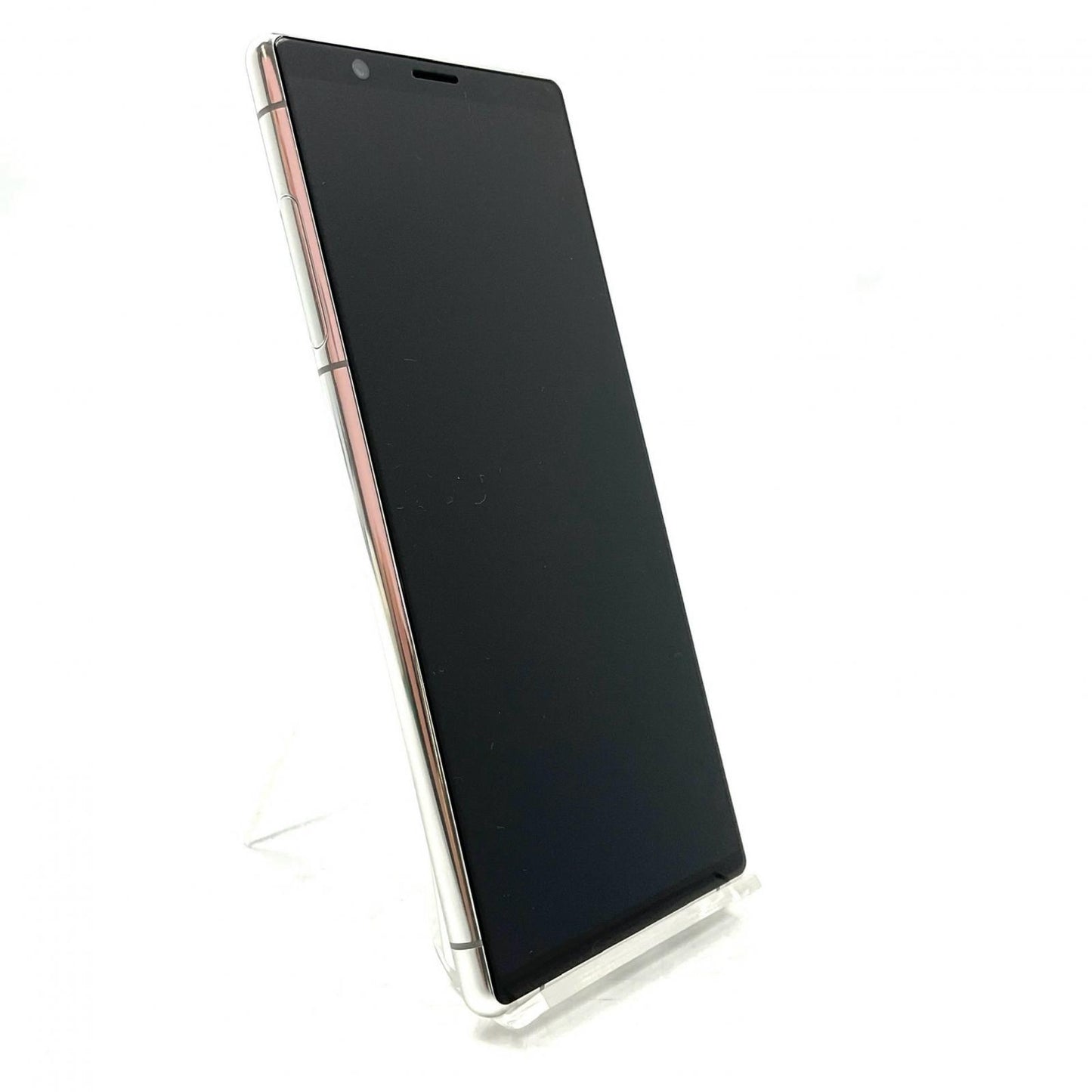 【全額返金保証】【最速発送】Sony Xperia 5 64GB Grey au SOV41 白ロム 美品 動作確認済