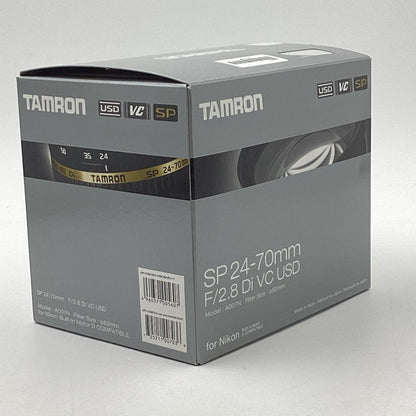 【全額返金保証】【最速発送】TAMRON SP 24-70mm F/2.8 Di VC USD (Model A007) [ニコン用] 動作確認済