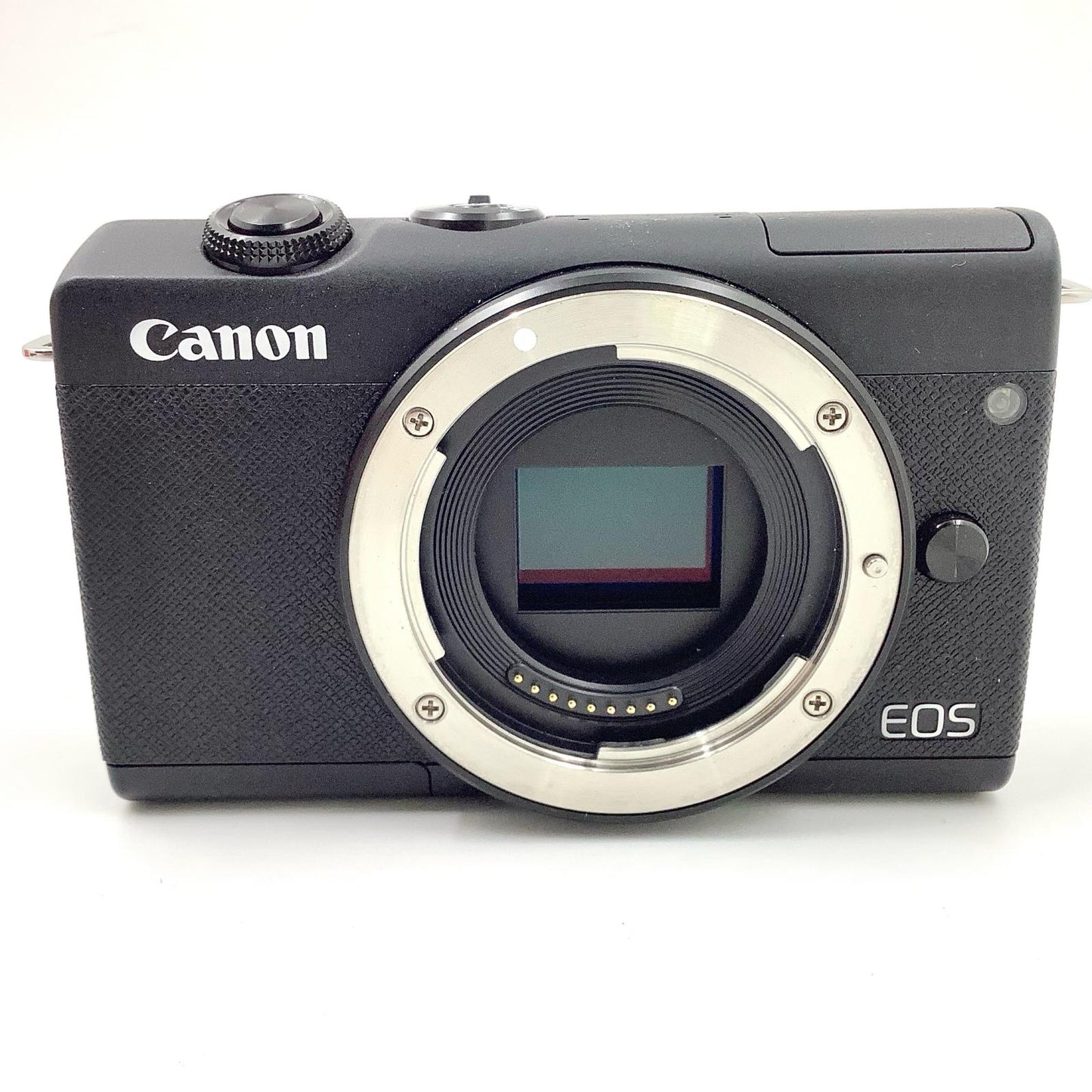 【全額返金保証】【最速発送】Canon デジタル一眼 EOS M200 ボディ ブラック 美品 動作確認済