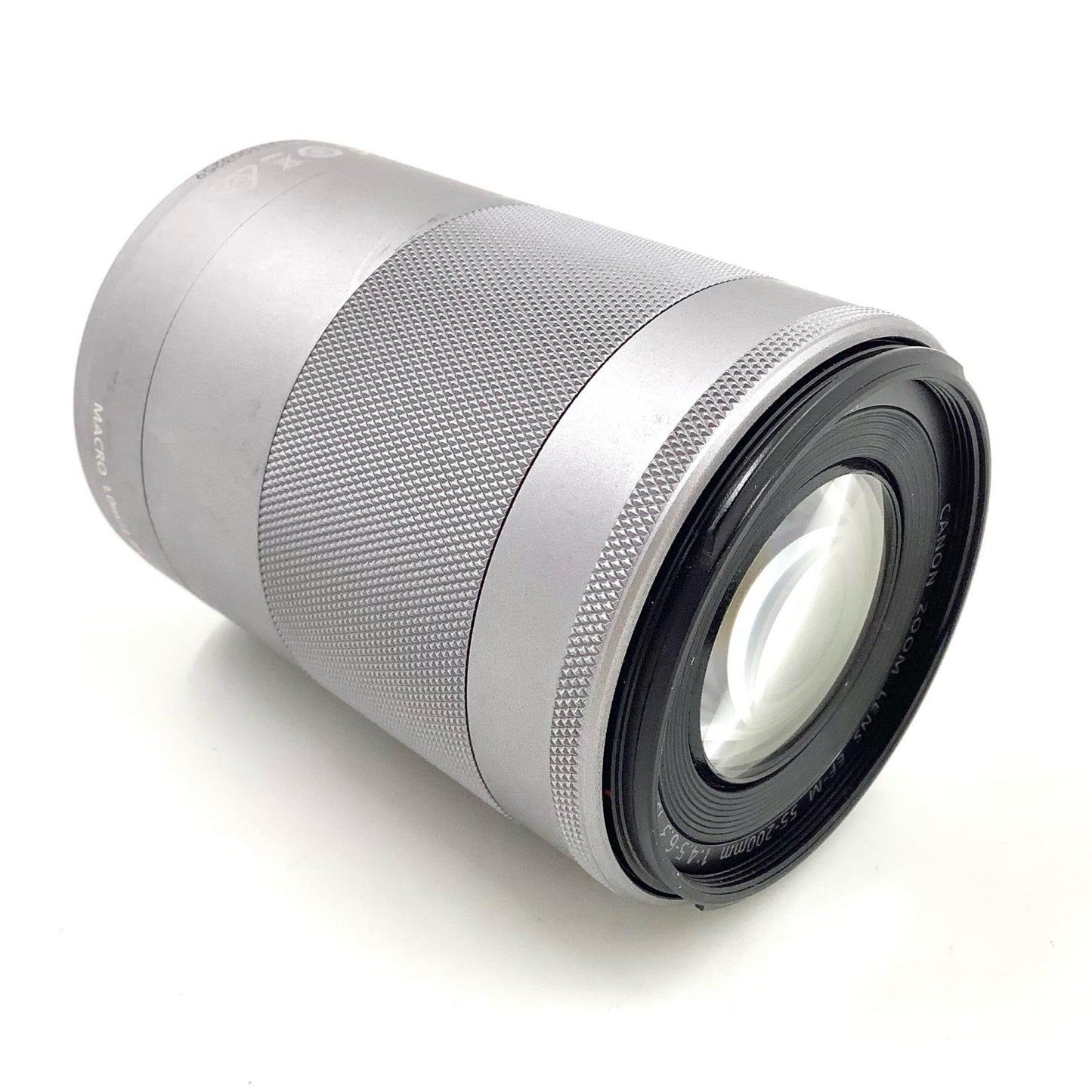 【全額返金保証】【最速発送】Canon EF-M55-200mm F4.5-6.3 IS STM [シルバー] 動作確認済