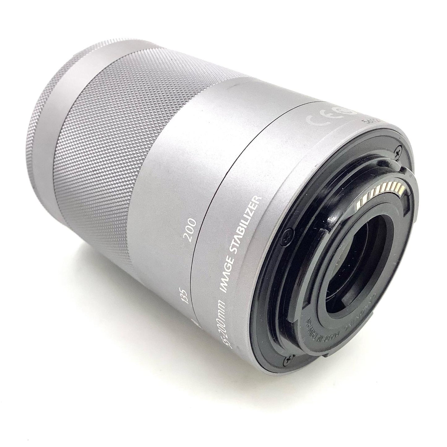 【全額返金保証】【最速発送】Canon EF-M55-200mm F4.5-6.3 IS STM [シルバー] 動作確認済