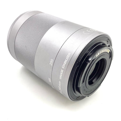 【全額返金保証】【最速発送】Canon EF-M55-200mm F4.5-6.3 IS STM [シルバー] 動作確認済