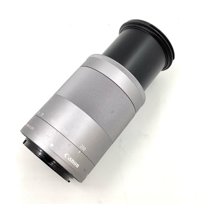【全額返金保証】【最速発送】Canon EF-M55-200mm F4.5-6.3 IS STM [シルバー] 動作確認済