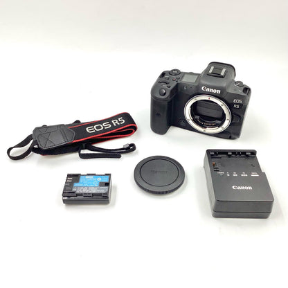 【全額返金保証】【最速発送】Canon デジタル一眼 EOS R5 ボディ ブラック 動作確認済