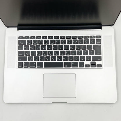 【全額返金保証】【最速発送】Apple MacBook Pro 15インチ 2015 Intel Core i7 16GB SSD 512GB シルバー 93.4% 動作確認済