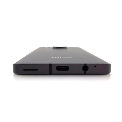 【最速発送】SHARP AQUOS sense7 128GB ブラック au SHG10 白ロム【難有】