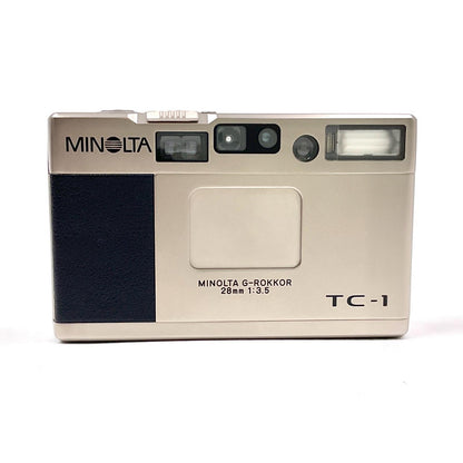 【全額返金保証】【最速発送】Minolta TC-1 純正革ケース付き 美品 動作確認済
