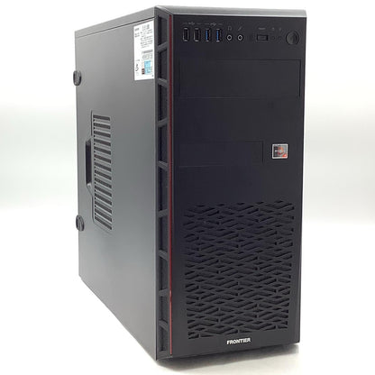 【全額返金保証】【最速発送】フロンティア ゲーミングデスクトップPC FRGAB450F/WS16/NTK AMD Ryzen 5 1600 16GB M.2 SSD 500GB HDD 2TB NVIDIA Geforce GTX 1660 Super 動作確認済