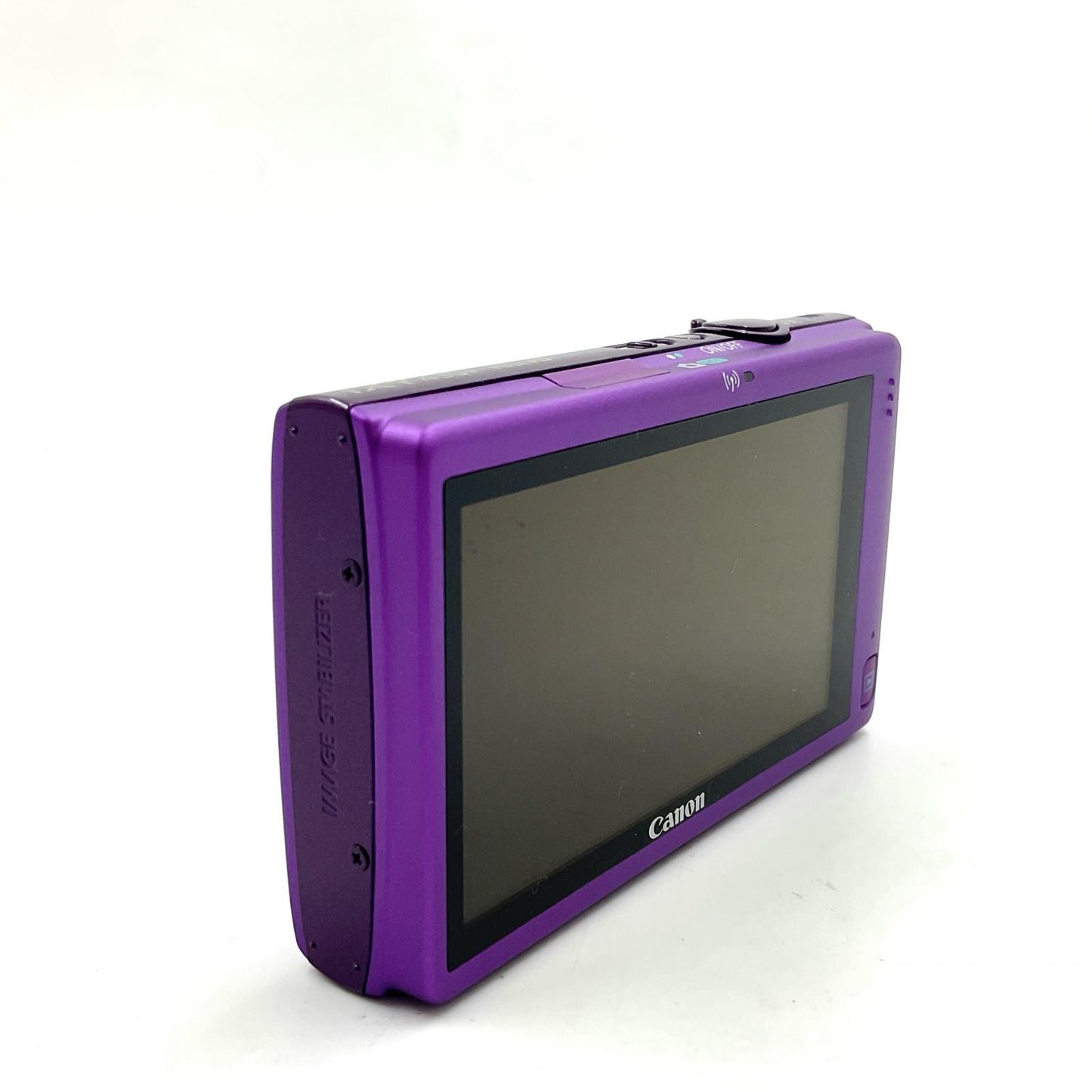 【全額返金保証】【最速発送】Canon コンパクトデジタルカメラ IXY 430F パープル 超美品 動作確認済