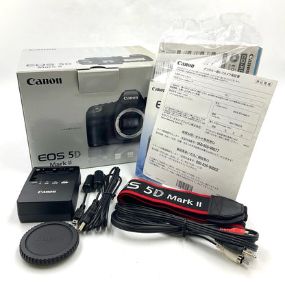 【全額返金保証】【最速発送】Canon デジタル一眼 EOS 5D Mark II ボディ ブラック 動作確認済