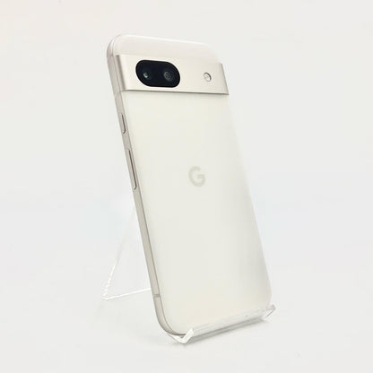 【全額返金保証】【最速発送】Google Pixel 8a 128GB Porcelain au G576D 白ロム 超美品 動作確認済