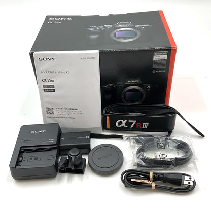 【全額返金保証】【最速発送】Sony デジタル一眼 α7R IV ILCE-7RM4 ボディ ブラック 美品 動作確認済