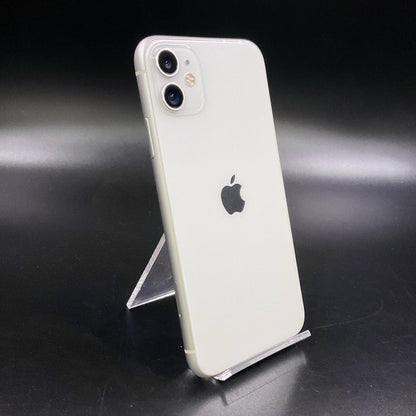 【全額返金保証】【最速発送】Apple iPhone iPhone 11 128GB ホワイト SIMフリー 白ロム 動作確認済 72%
