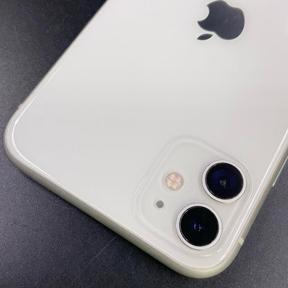 【全額返金保証】【最速発送】Apple iPhone iPhone 11 128GB ホワイト SIMフリー 白ロム 動作確認済 72%