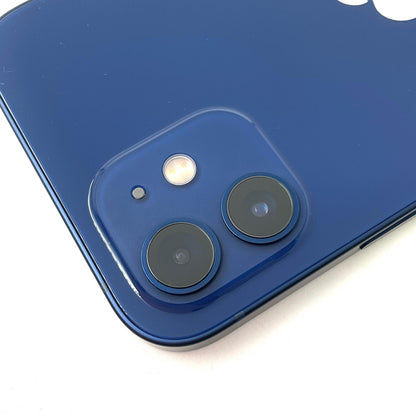 【全額返金保証】【最速発送】Apple iPhone iPhone 12 128GB ブルー docomo 白ロム 動作確認済 83%