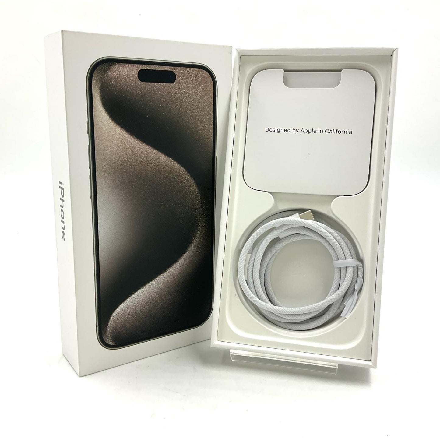 【全額返金保証】【最速発送】Apple iPhone iPhone 15 Pro 128GB ナチュラルチタニウム au 美品 動作確認済 95%