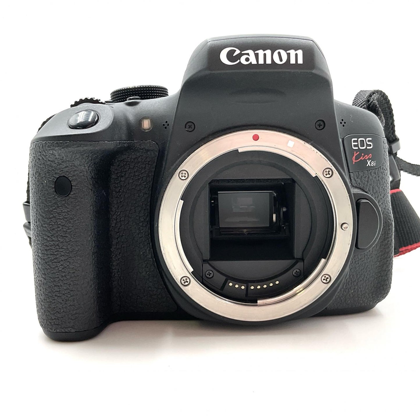 【全額返金保証】【最速発送】Canon デジタル一眼 EOS Kiss X8i ボディ ブラック 美品 動作確認済