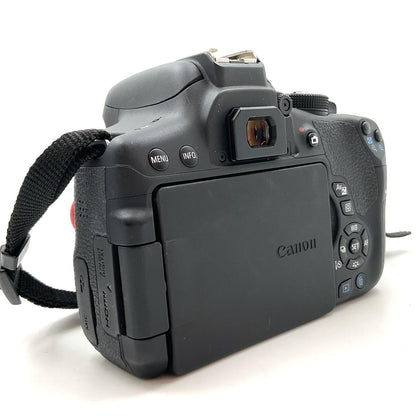 【全額返金保証】【最速発送】Canon デジタル一眼 EOS Kiss X8i ボディ ブラック 美品 動作確認済