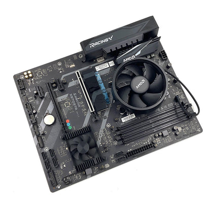 【全額返金保証】【最速発送】BIOSTAR マザーボード マザーボードとcpuセット(CPUクーラー付き) X570GTX + AMD Ryzen 5 3600 動作確認済
