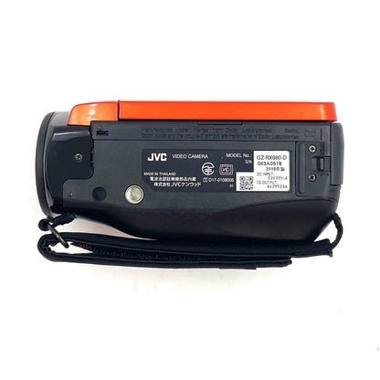 【全額返金保証】【最速発送】JVC Everio R GZ-RX680-D [ブラッドオレンジ] 超美品 動作確認済