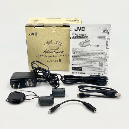 【全額返金保証】【最速発送】JVC Everio R GZ-RX680-D [ブラッドオレンジ] 超美品 動作確認済