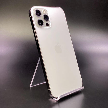 【全額返金保証】【最速発送】Apple iPhone iPhone 12 Pro 128GB シルバー docomo 白ロム 動作確認済 77%