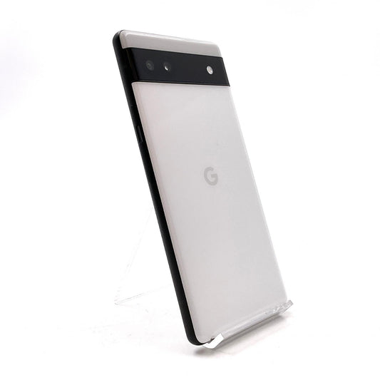 【全額返金保証】【最速発送】Google Pixel 6a 128GB Chalk au GB17L 白ロム 動作確認済