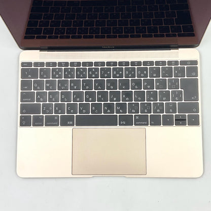 【最速発送】Apple MacBook 12インチ 2017 1.2 GHz デュアルコア Intel Core m3 8GB SSD 256GB ゴールド 64.7%【難有】