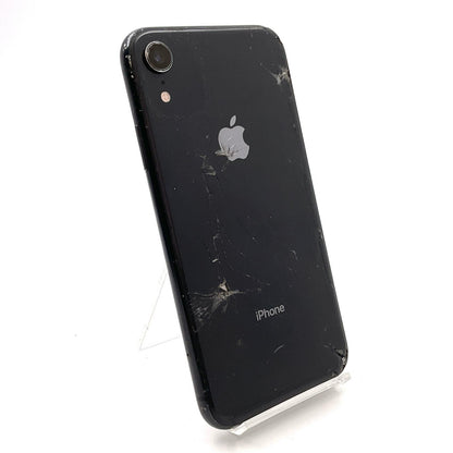 【最速発送】Apple iPhone iPhone XR 64GB ブラック au 白ロム【難有】 78%
