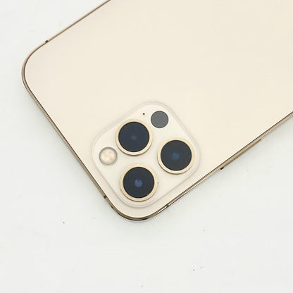 【全額返金保証】【最速発送】Apple iPhone iPhone Pro 12 Pro 128GB ゴールド au 白ロム 動作確認済 87%