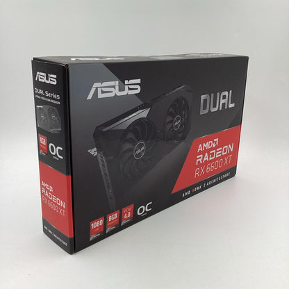 【全額返金保証】【最速発送】ASUS グラフィックボード AMD RADEON RX6600XT  DUAL-RX6600XT-O8G 動作確認済