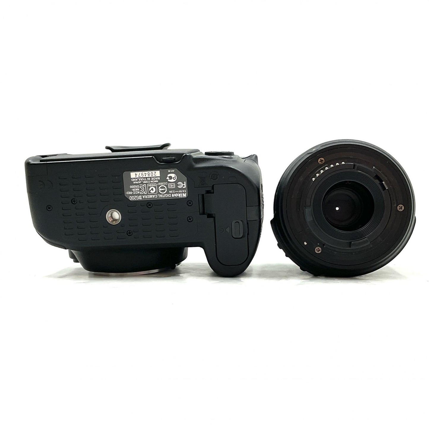 【全額返金保証】【最速発送】Nikon デジタル一眼 D5200 18-55 VR レンズキット [ブラック] 動作確認済