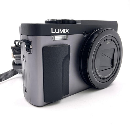 【全額返金保証】【最速発送】Panasonic コンパクトデジタルカメラ LUMIX DC-TZ90-S [シルバー] 超美品 動作確認済