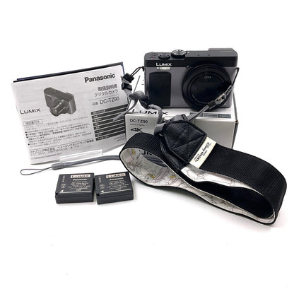 【全額返金保証】【最速発送】Panasonic コンパクトデジタルカメラ LUMIX DC-TZ90-S [シルバー] 超美品 動作確認済