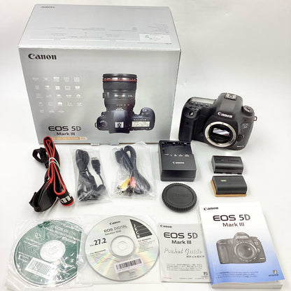 【全額返金保証】【最速発送】Canon デジタル一眼 EOS 5D Mark III ボディ ブラック 超美品 動作確認済