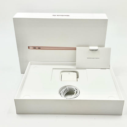 【全額返金保証】【最速発送】Apple MacBook Air 13.3インチ 2020 1.1 GHz デュアルコア Intel Core i3 8GB SSD 256GB ゴールド 100% 動作確認済