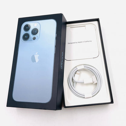 【全額返金保証】【最速発送】Apple iPhone iPhone 13 Pro 256GB シエラブルー docomo 動作確認済 81%
