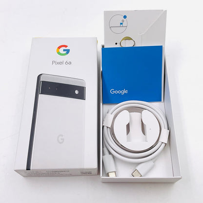 【全額返金保証】【最速発送】Google Pixel 6a 128GB Chalk SIMフリー GB17L 動作確認済